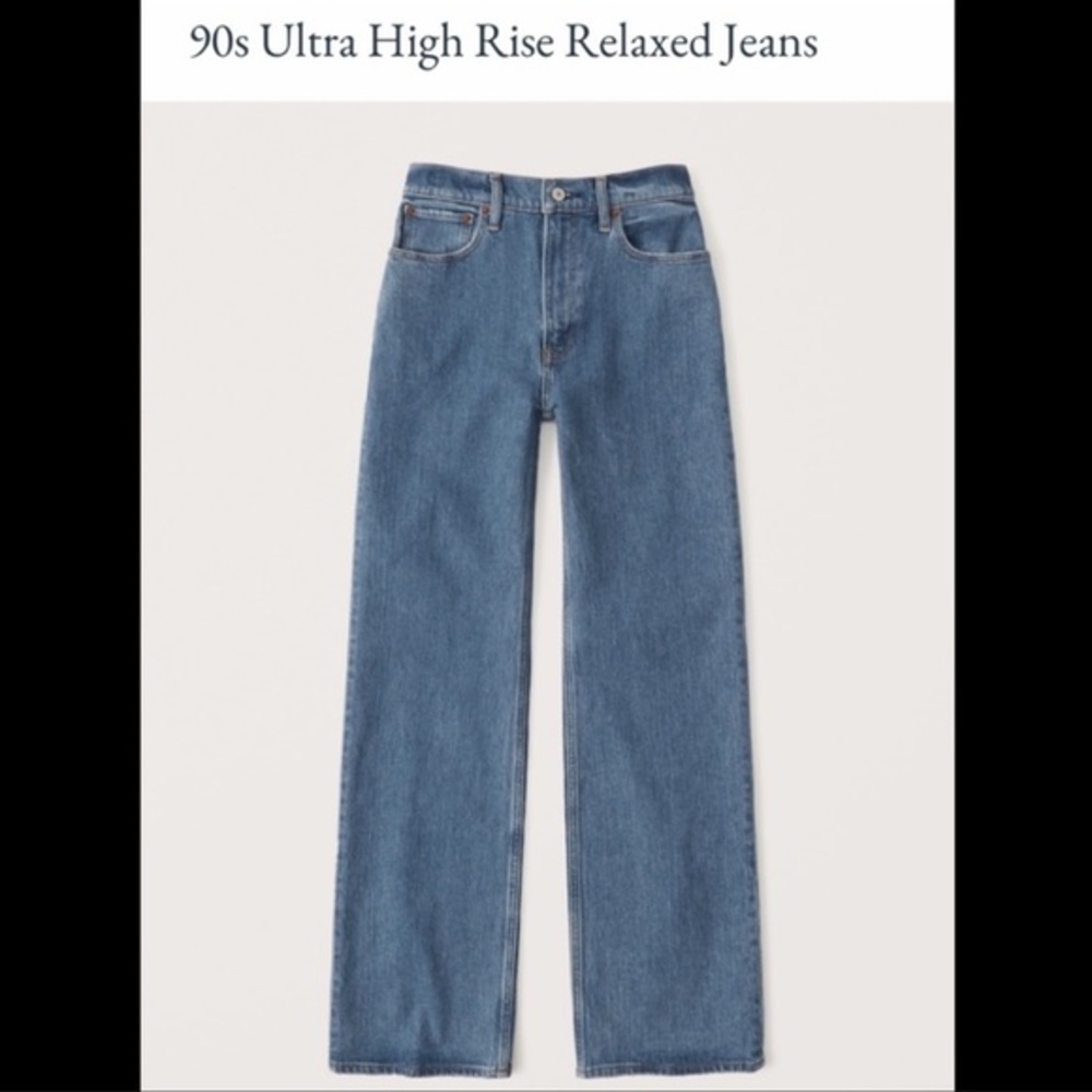 90s Ultra High Rise Relaxed Jeans - 27 SHORT - Picture 3 of 12